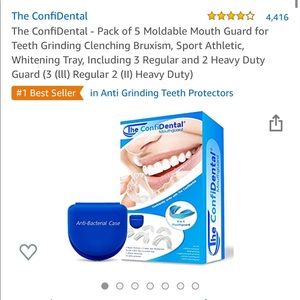 Mouth guard for grinding teeth